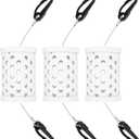 Seal Proof Bait Cage Rigid PVC Tubing with Quick Release Clips High Capacity Bait Box Holders for Crab Traps