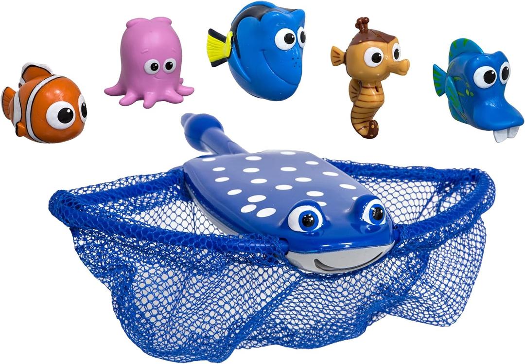 SwimWays Disney Finding Dory Mr. Ray's Dive and Catch Game, Bath Toys and Pool Party Supplies for Kids Ages 5 and Up