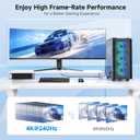 Cable Matters [VESA Certified] 32.4Gbps DisplayPort 1.4 Cable - 6ft, Support 8K 60Hz, 4K 240Hz DisplayPort Cable 1.4 with FreeSync, G-SYNC and HDR for Gaming Monitor, PC, RTX 4080/4090, RX 6800/6900