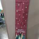 Artoid Mode Xmas Trees Snowflakes Red 210 GSM Merry Christmas Table Runner, Winter Kitchen Dining Table Decoration for Home Party Decor 13x108 Inch