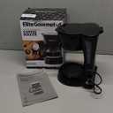 Elite Gourmet EHC4128 Automatic 4-Cup Brew & Drip Coffee Maker with Pause N Serve, Glass Carafe, Reusable Filter, On/Off Switch, Keep Warm, Water Level Indicator, Black