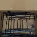 ORDORA Pots and Pans Organizer: under Cabinet, 20.8" Height Heavy Duty 120LBS Pots Pans Organizer Rack for under Cabinet 8-Tier Adjustable for Big Stockpots, Dutch Oven, Cast-iron Pans, Heavy Cookware (4D-21"H-Heavy Duty)