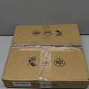 Lamp Shades Set of 2 - Drum Lampshades 11.4" x 12.9" x 9.8" Inches, Fabric Medium Replacement Lampshades for Table Lamp, Floor Lamp, Assembly Required, Spider,Linen (Beige)