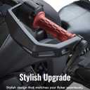 Handguards for Can Am Ryker, 2PCS Aluminum Hand Guard Handlebars Protectors Kits for Can Am Ryker 900, 600, Sport & Rally Edition All Models 2019-2024 Accessories (Replaces #219400998),Black