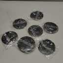 8 PCS Iron Plate Candle Holder,Candle Stand for LED & Wax Candles,Black Candle Holders Iron Plate,4" Decorative Pillar Candle Plate for Incense Cones Spa Weddings