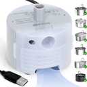 Ultra-Quiet Replacement Pump for Stainless Steel Cat Water Fountains - SMA-800 Motor - Safe and Easy to Clean with Low Voltage DC 5V and USB Cable (Bottom Suction Pump)