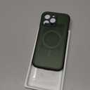 BERFY for iPhone 16 Pro Max Case, Compatible with MagSafe, Built-in Privacy Screen Protector and Camera Protection, Anti-Spy Full Body Shockproof Phone Case for 16 Pro Max 6.9", Matte Deep Green