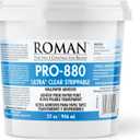 Ultra Clear Strippable Wallpaper Adhesive, Clear Glue, Zero VOC, PRO-880 (32 Ounce - 80 sq. ft.)