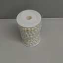 Pearls String Beads 33 Feet Faux Pearls Roll for Crafting Christmas Tree Garland Flowers DIY Wedding Party Centerpiece Party Jewelry Decoration (10mm Ivory)