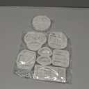 7 Pieces Valentine Silicone Molds Makeup Theme Silicone Molds for Cake Chocolate Kiss Lipstick Perfume High Heels 3D Fondant Mold for Decorating Resin Handcraft DIY Supplies