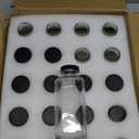 Encheng Vintage Water Bottles,Glass Drinking Bottles 16oz,Square Beverage 500ml With Lids For Kombucha,Tea,Glass Homemade Drinks,Travel Reusable Milk Juiceing 20Pack