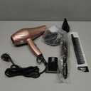 Ionic Hair Dryer,2400W Negative Ion Low Noise Hair Dryer Professional Fast Drying Hair Dryers with 2 Speeds, 3 Heat Settings, Cooling Button,with Diffuser for Curly and Straight HairSakura Pink