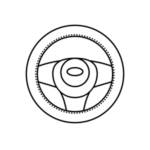 Blue Steering Wheel Cover