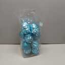 XmasExp 16ct Christmas Balls Ornaments - Shatterproof Large Hanging Ball Decorative Xmas Balls for Holiday Wedding Party Xmas Tree Decoration(3.15"/80mm, Lake Blue)