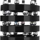 Betthand 4PK 5x5.5 to 5x5.5 (5x139.7mm) Wheel Spacers, 77.8mm Centric Hub Bore, 9/16-18 Studs Thread, 1.5 inches (38.1mm) Thickness for Dodge Ram 1500 2002-2010, Durango 2004-2009, Dakota 2005-2011