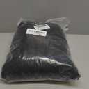 4ft Table Cover Fitted, 2 Pack Black Spandex Table Covers, Washable and Wrinkle Resistant Stretch Tablecloths Rectangle for Events, Wedding, Banquets, Parties (48" x 30" (Rectangular) 2Pack)