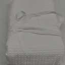 Bedsure Cotton Duvet Cover Twin - 100% Cotton Waffle Weave Coconut White Duvet Cover Twin Size, GentleSoft and Breathable Bedding Set for Gifts, 2 Pieces, 68"x90"