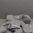 Infant Car Seat Insert Head and Body Support, GFU Reversible Newborn Insert for Carseat with Strap Pads, Soft Stroller Cushion Pillow Insert for Boys and Girls, Fits for Stroller, Swing, Grey