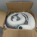 Releep 2 Inch Memory Foam Mattress Topper Queen Size, Soft Mattress Topper for Back Pain Relief, Orthopedic Bed Topper with 2-Sided Breathable Cover, Ergonomic 5-Zone Design, CertiPUR-US Certified