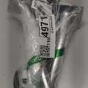 4pcs 10 Inch Furniture Legs, Oblique Conical Metal Legs Chrome Mid-Century Style Furniture Feet for Sofa Cabinet Table Chair Cupboard Couch Ottoman Home DIY Projects (Silver)