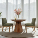 Carrera 52" wide mango dining table, Medium brown