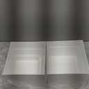 PecMuikee Buffet Risers, Food Risers for Buffet Table, Display Stand Shelf for Catering Dessert Collectibles Jewelry Figures Show, Acrylic Cube Display Nesting Risers with Hollow Bottoms 5PCS