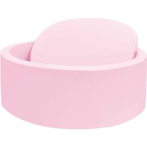 Ball Pit for Toddlers, 35.4"x 11.8" Foam Ball Pits, Indoor Soft Round Baby Playpen for Children, Ideal Gift for Toddlers, Pink, (Balls not Included)