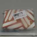 CaliTime Throw Pillow Covers Outdoor Waterproof Pack of 2 Cozy Mottled Streaked Lines Geometric Decorative Cushion Cases for Garden Patio Tent Balcony Couch Sofa 18 X 18 Inches Burnt Orange