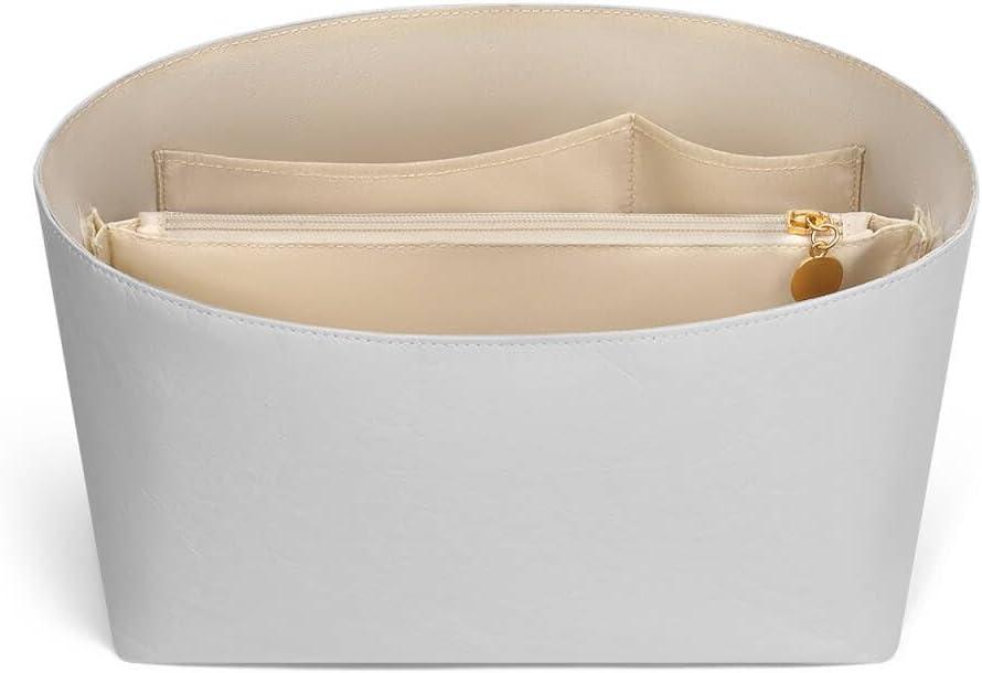 ZTUJO Purse Organizer Insert For Handbags For Le Pliage, Ultra-light Waterproof DupontPaper Upgraded Purse Organizer Insert (White, Large)