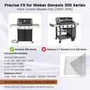 9MM SUS304 Grill Grates for Weber Genesis 300 Series Grills (2007-2016)