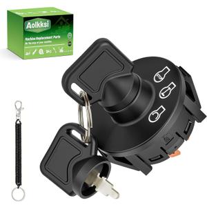 117-2221 137-4100 Ignition Switch with 2 Keys 5 Terminals Replacement for Toro Z Master TimeCutter ZS SS Series Titan ExMark Lazer Z Quset Mowers
