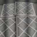 10x10x1 Furnace Air Filters 4 Pack, MERV 8 MPR 600 & FPR 5 Filtering, HVAC Air Filter Replacement (exact dimensions: 9 3/4"x9 3/4"x3/4")