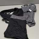 Tempt Me 3 Piece Tankini Swimsuits for Women Athletic Bathing Suits Swim Tank Top with Boy Shorts and Bra Modest Swimwear, L