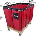 Basket Trucks,Service Carts Red 16 Bushel Knock Down Truck,Carts, 20.0 cu. ft, 600 lb, 40" L X 28" W X 35.5" H Capacity