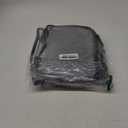 Clear Lunch Bag for Work Correctional Officers - Plastic Transparent Lunch Tote Stadium Bags See Through Womem and Men Ideal for Children 3+, 10.6x8.6x6 inches (Black-1 Pack)