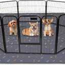 Washable Pee Pads for Dogs 1 -Pack Reusable Puppy Pads Pet Training Pads, Waterproof Dog Pee Pads for Crate, Whelping Pad, Non-Slip Protects Against Urine Leakage (Leaves - Deep Grey, 31x36)