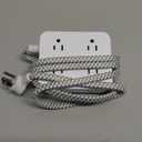 6Ft Surge Protector Power Strip with USB C, HANYCONY Extension Cord with 8 Outlets(2.2 IN) 4 USB Ports(2 USB C), Flat Plug, Wall Mount, 3 Side Outlet Extender for Home Dorm Room Essentials, ETL Listed (White)