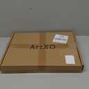 ArtXO 12"x16" Picture Frame Wooden, Display Pictures 8.5"x11" with Mat or 12"x16" Without Mat,Gold Bamboo Poster Frames,Hanging Photo Frame Wall