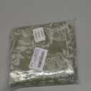 Floral Jacquard Throw Pillow Covers Set of 2, Background/Green 18x18 Inch, Farmhouse Decorative Cotton Sage Green Cushion Covers for Sofa Bed Living Room Home Decor