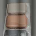 3 Pack 14 Grids Travel Pill Organizer Box with 415-Pcs Medicine Name Labels - Pocket Daily Pharmacy Case Container Kit - Travel Medication Holder Dispenser for Fish Oil Vitamin Supplement Storage (Khaki+pink+grey)