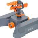 LINEX Impact Water Sprinklers for Yard and Lawn, Adjustable 360 Degree Impulse Sprinkler for Large Area Coverage