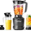 nutribullet SmartSense Blender Combo, 1400W, 64oz Pitcher, 32oz & 24oz Cups, 5-Speed, Smoothies, Ice and Frozen Fruit, Nut Milk, Soup, Gunmetal Gray, NBF50700
