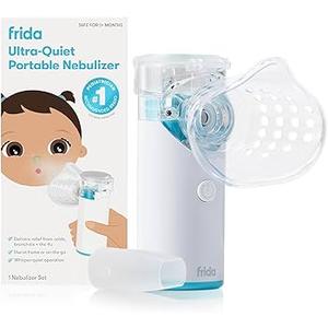 Frida Baby Ultra-Quiet Portable Nebulizer with Child-Friendly Mask and Rechargeable Battery