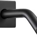 6 Inch Metal Shower Arm with Flange, Wall-Mounted for Fixed Showerhead and Handheld, Easy DIY Install