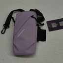 Phone Holder Arm Bands, Small Crossbody Shoulder Holsters Bag with Arm Band, Fits iPhone and All Cell Phones, Use for Running, Walking, Hiking & Biking (Plus Size Purple)