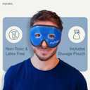 Cooling Eye Mask - Reusable Gel Eye Mask Cold Pack - Our Ice Eye Mask Soothes Puffy Eyes & Dark Circles - Relieve Your Headaches & Sinus Pain with Cold Eye Mask & Eye Gel Mask Therapy - Halos