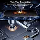 Esanik 1 Pack for iPhone Air Matte Glass Screen Protector + 1 Camera Lens Protector - Anti-Glare, Anti-Fingerprint, Anti-Reflection, 9H Hardness, Smooth Touch, Easy Installation Frame Included