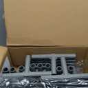 Fshibila 74" 50" Large Baby Playpen, Baby Playard for Babies and Toddlers, Baby Fence Play Pens for Indoor & Outdoor, Sturdy Safety Play Yard with Soft Breathable Mesh, Anti-Fall, Grey