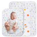 Baby Portable Changing Pad Changing Table Pads Diaper Changing mat Liners 1 Large Size 37.5x27.5 Inch and 2 Medium Size 27.5X22 inch Reusable Washable Waterproof Changing Pads for Baby 3 Pack