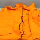 fun shack Men's Prisoner Costume, Orange Jail Inmate Jumpsuit, Adult Prison Outfit for Halloween or Costume Parties (Medium)